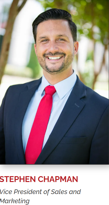 Stephen Chapman, VP of Sales and Marketing