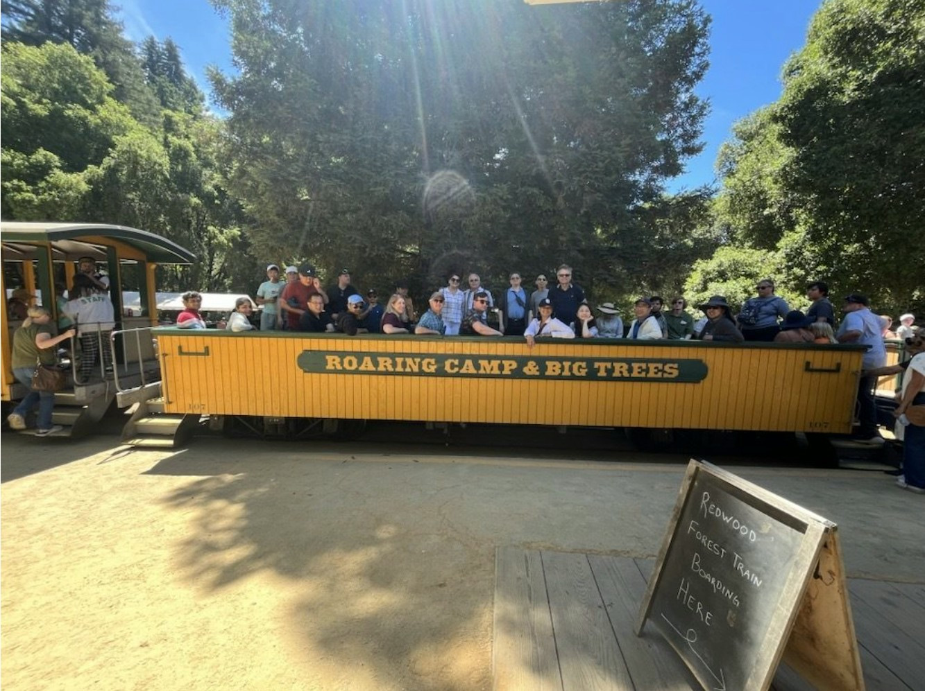 San Jose Team Outing at Roaring Camp Railroads