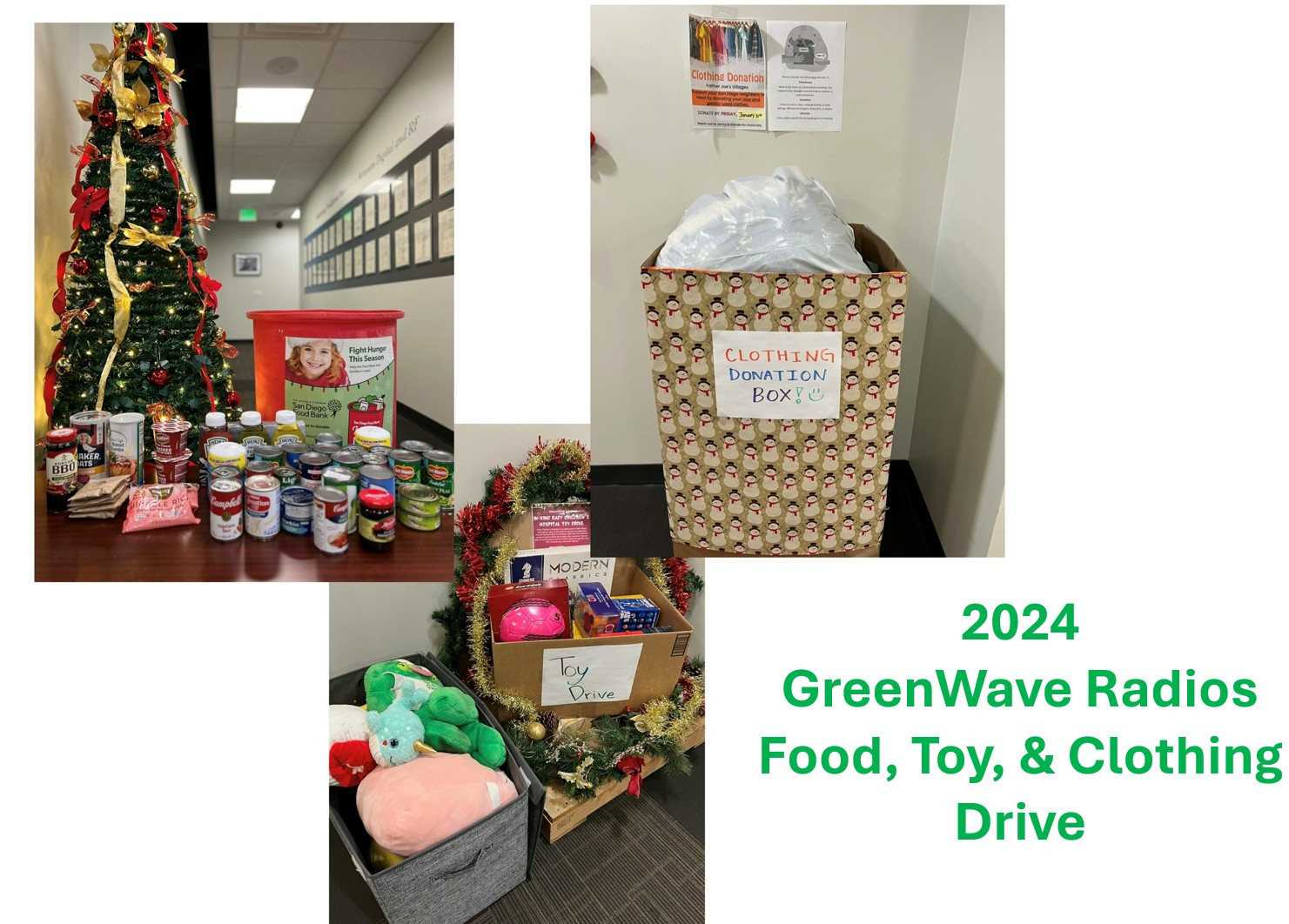 Food, Toy, & Clothing Drive