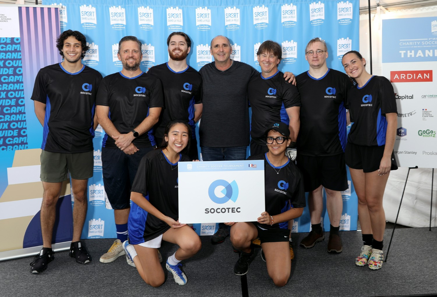 Socotec charity soccer event 