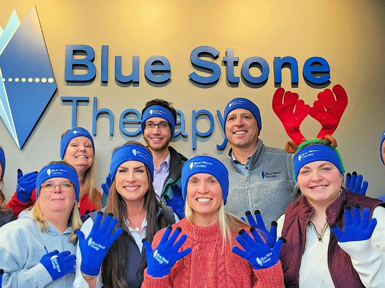 Blue Stone Therapy Christmas Swag