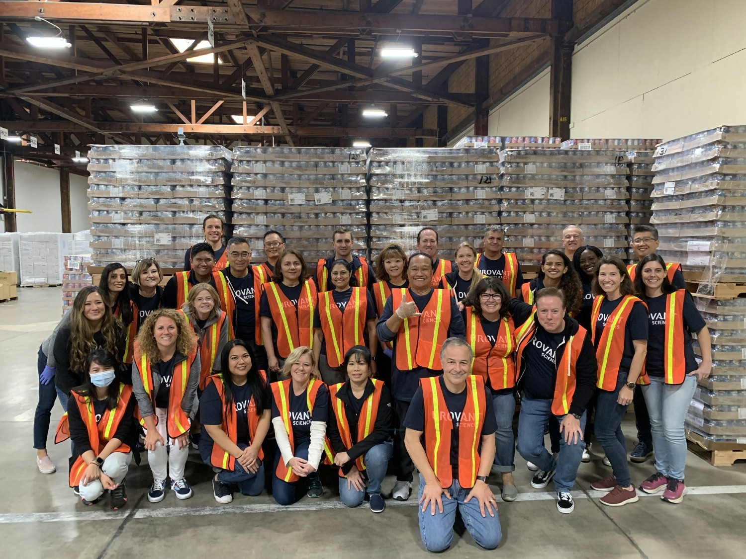 Our employees volunteered at a local food bank sorting and packaging food items for families at risk of hunger.