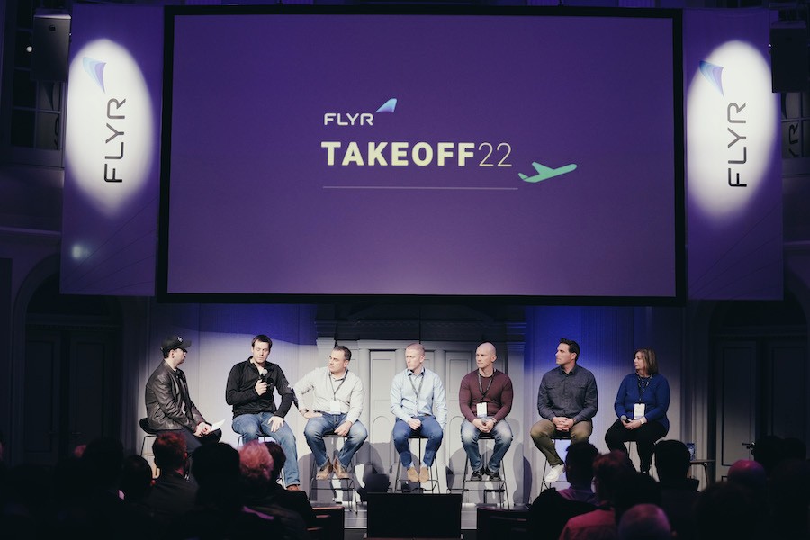 Fireside chat with our Executive Leadership Team at the TakeOff22 all hands conference in Amsterdam 