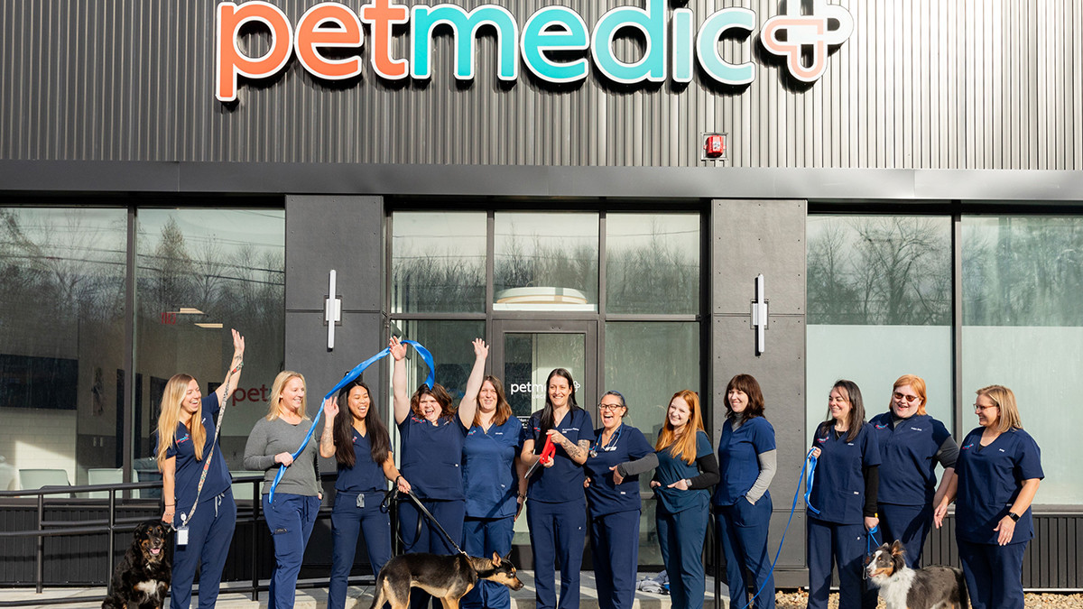The opening of one of our PetMedic urgent care clinics