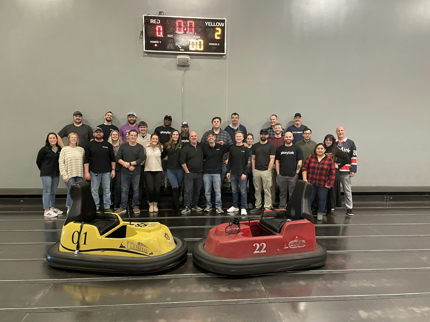 A quarterly event we went to Whirly ball as a team bonding event! 