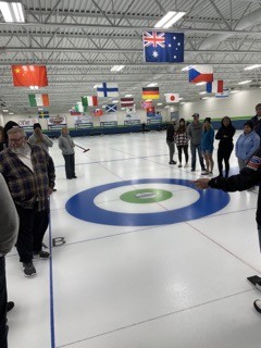 We did some philanthropy work by helping Lupis by also having fun curling for one of our Quarterly events.