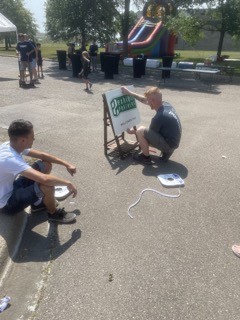 This is one of our picnic Quarterly events, held and set up by our employees to enjoy!