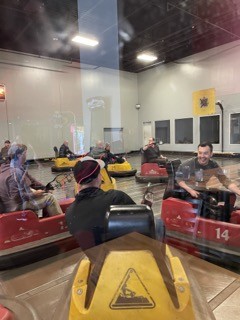 Who doesn't love some Whirlyball. A great way to discuss our annual goals and have fun with one another! 
