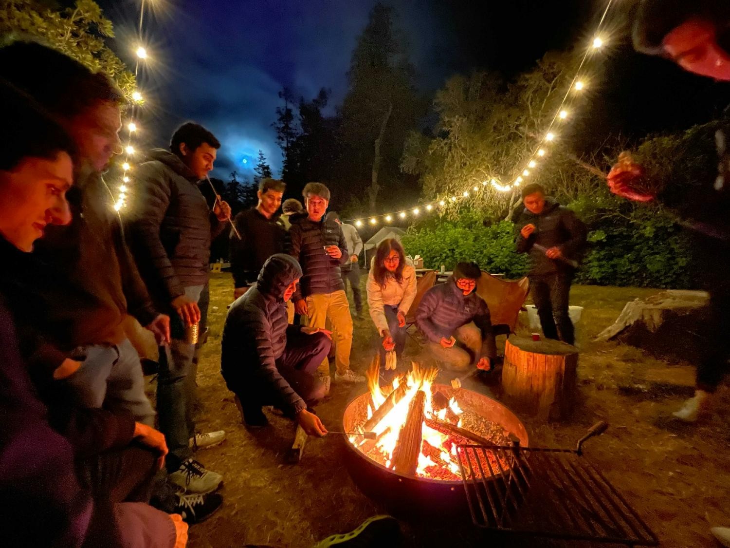 Fire and Marshmallows in Mendocino
