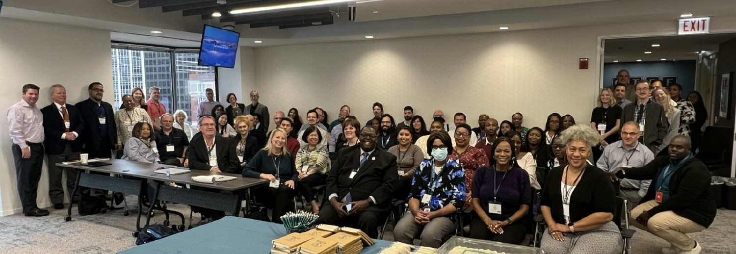 CTPF Team gathers to celebrate the launch of our new Pension Administration System.