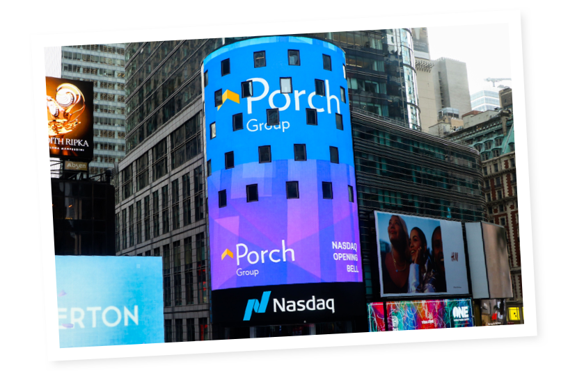 NASDAQ opening bell for Porch Group