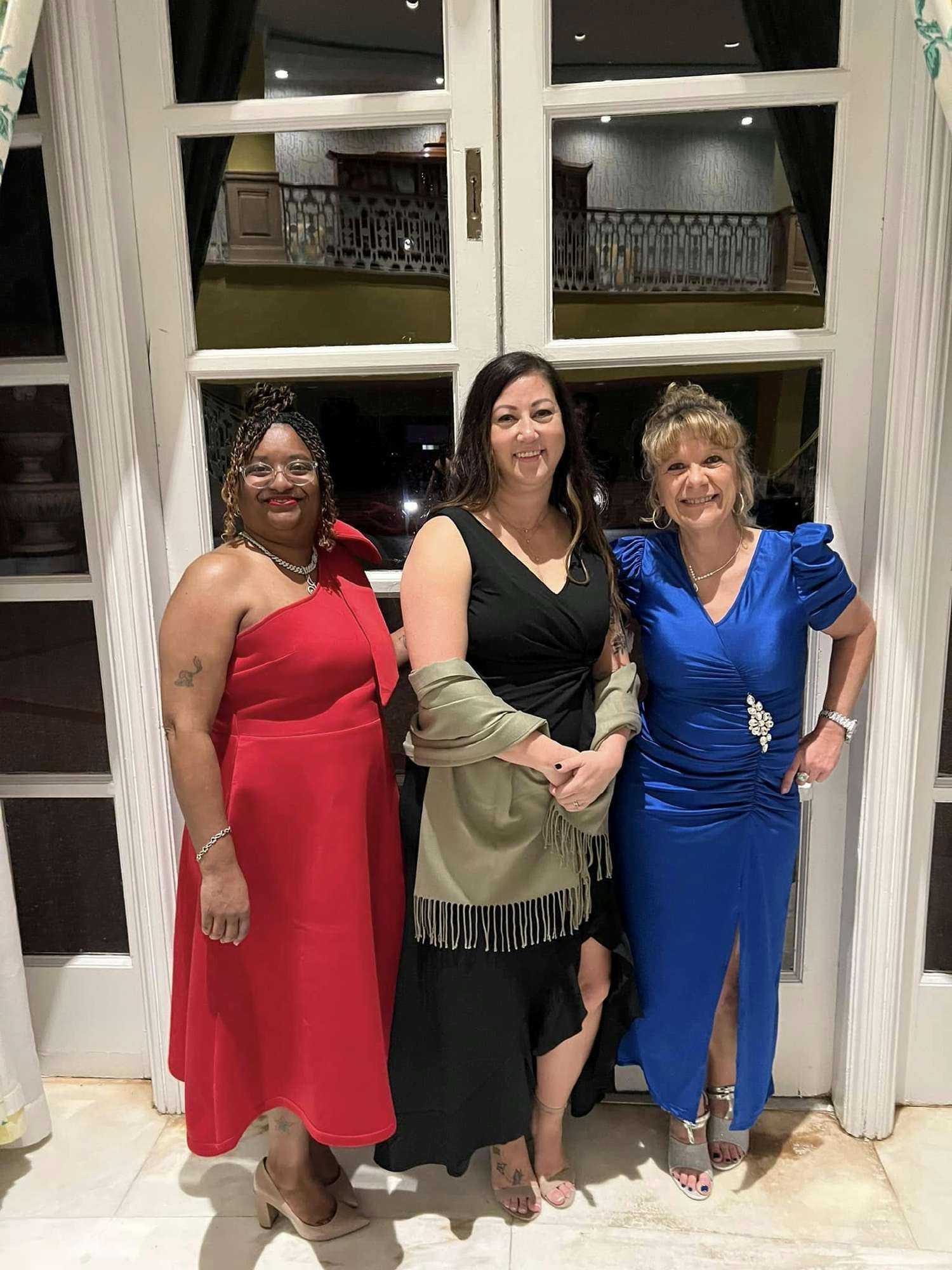 AmeriCare Plus and Highland House Managers attending Chamber Dinner from left Janet Ross, Wendy Gibson and Tina Baker