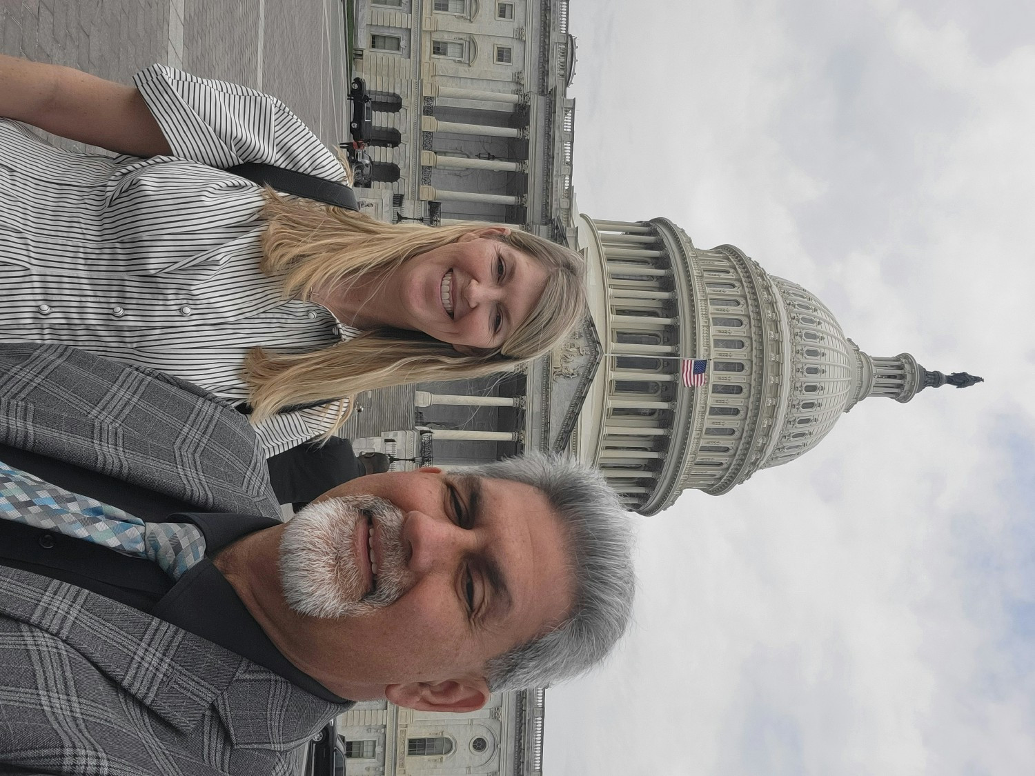 Mrs. Birley and Bill Hurt advocating for our industry in Washington DC