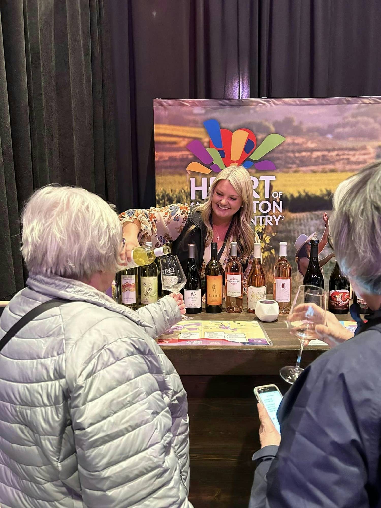 VTC Staff entertaining clients at Taste Washington.
