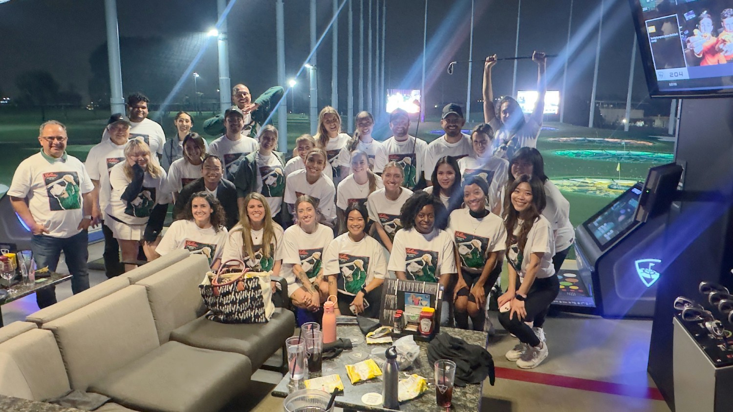 The Fabletics Fun Force hosts a Top Golf outing to celebrate the launch of our new golf collection