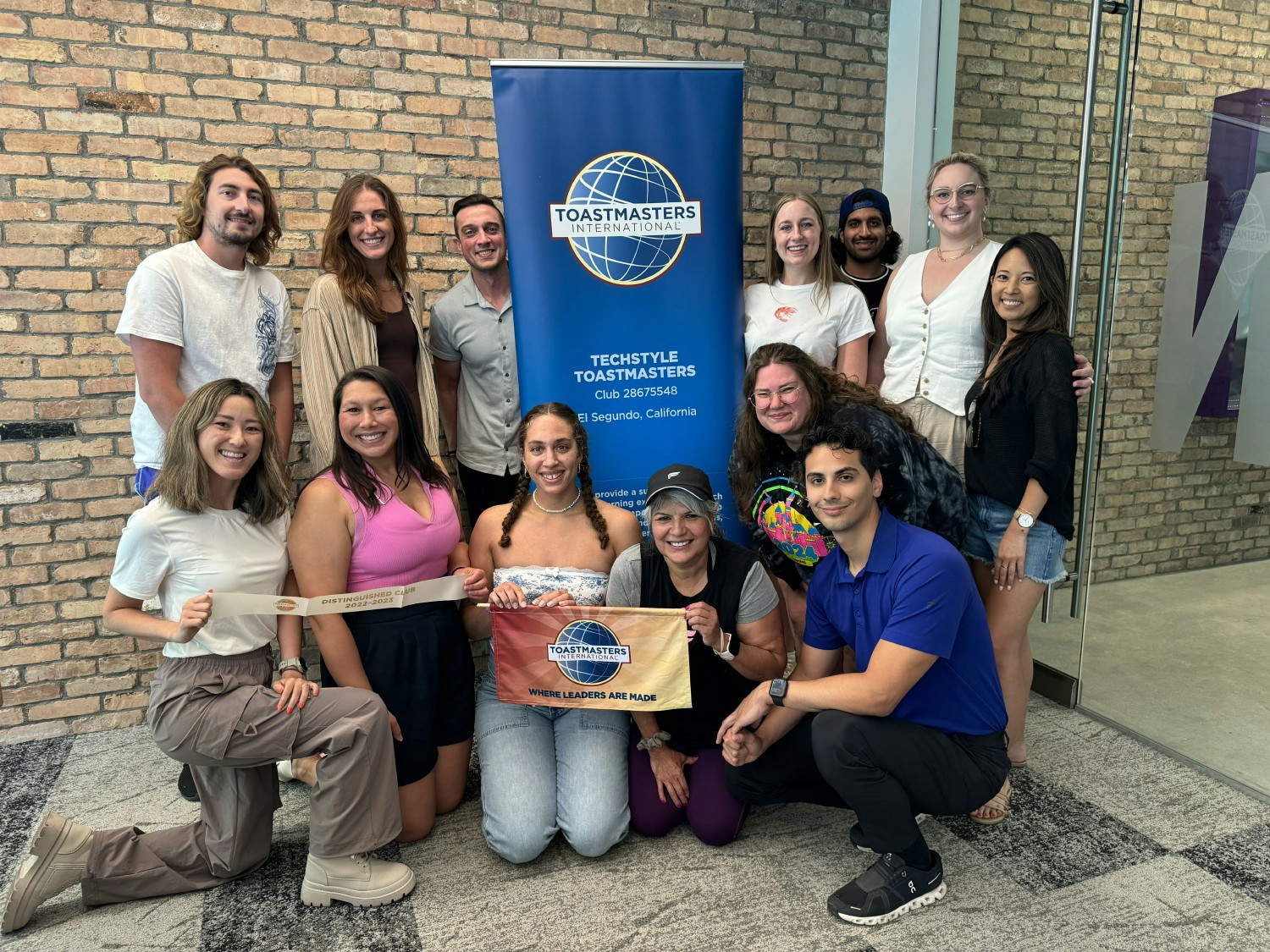 Our Toastmasters Public Speaking Club meets 2x a month & has grown to be one of the largest clubs in the district.