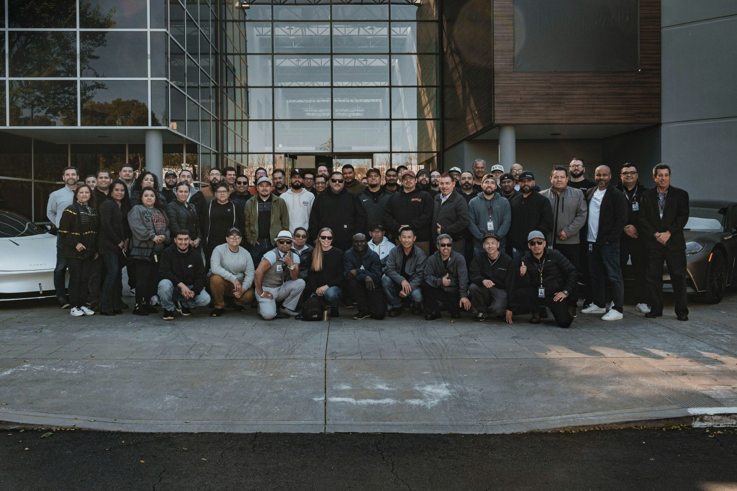The Karma Team with our award-winning automotive designs
