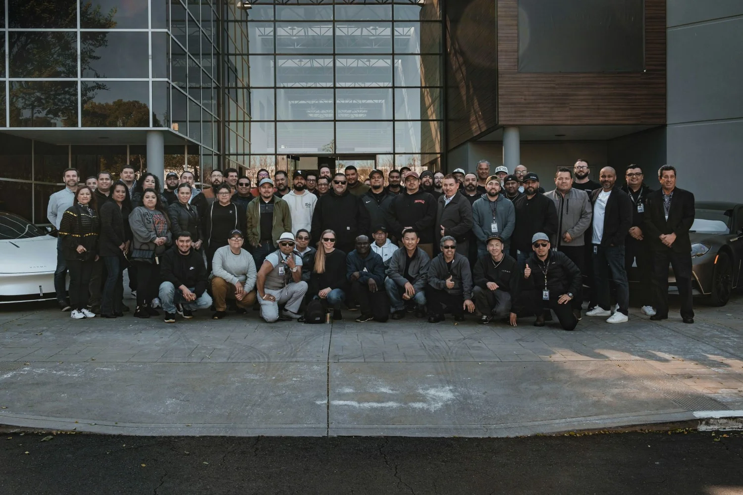 The Karma Team with our award-winning automotive designs
