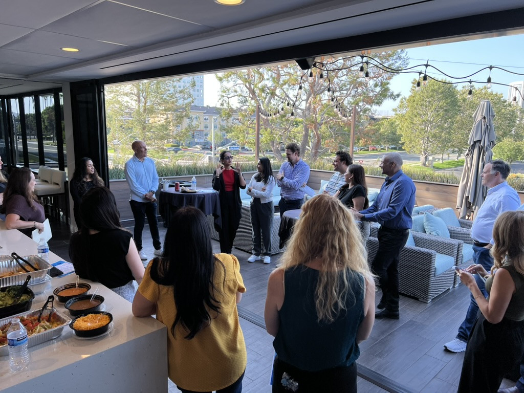 We consistently host lunches and recognize career milestones and personal/professional achievements of our employees.