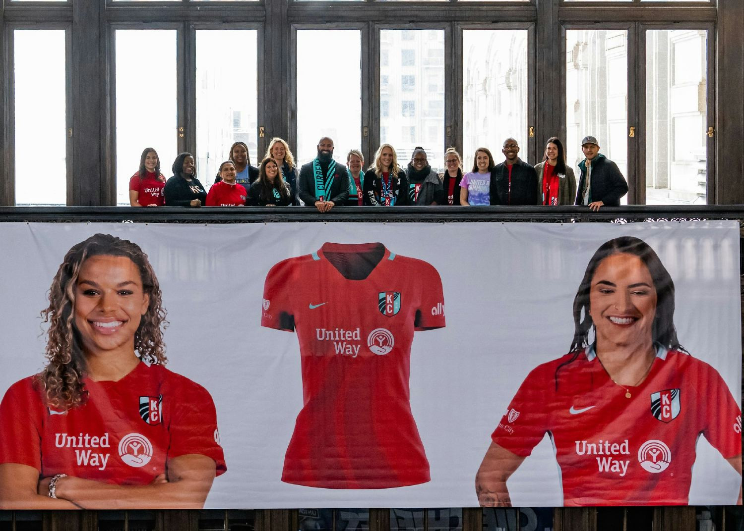 Celebrating our partnership as KC Current's front of kit sponsor and official charity partner. 