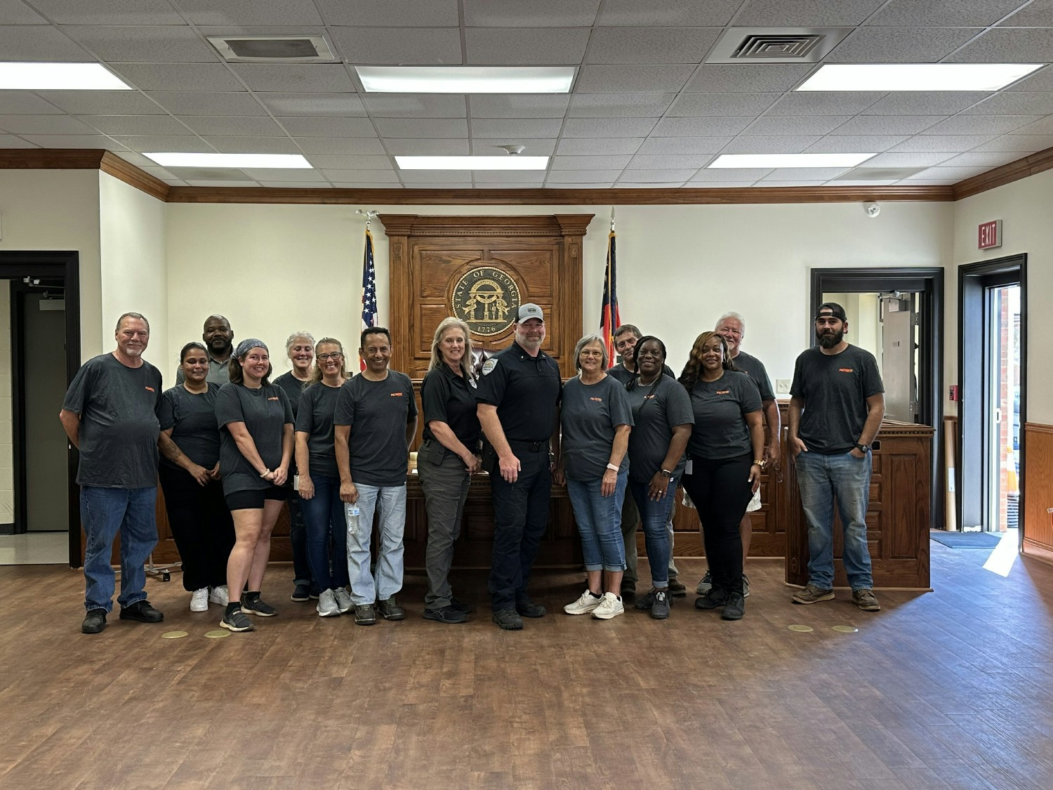 ROSS Controls (Georgia) Volunteers help organize and pack trailers for those in need after Hurricane Helene