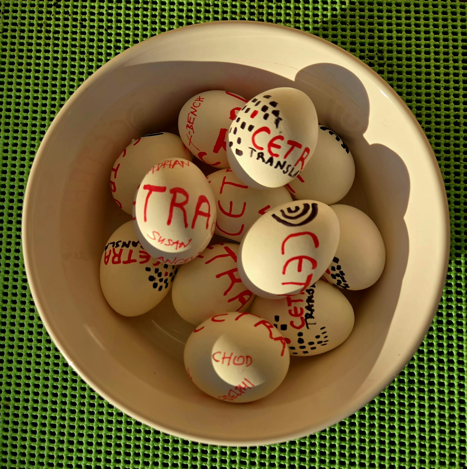 CETRA-branded eggs served at the annual strategic planning meeting