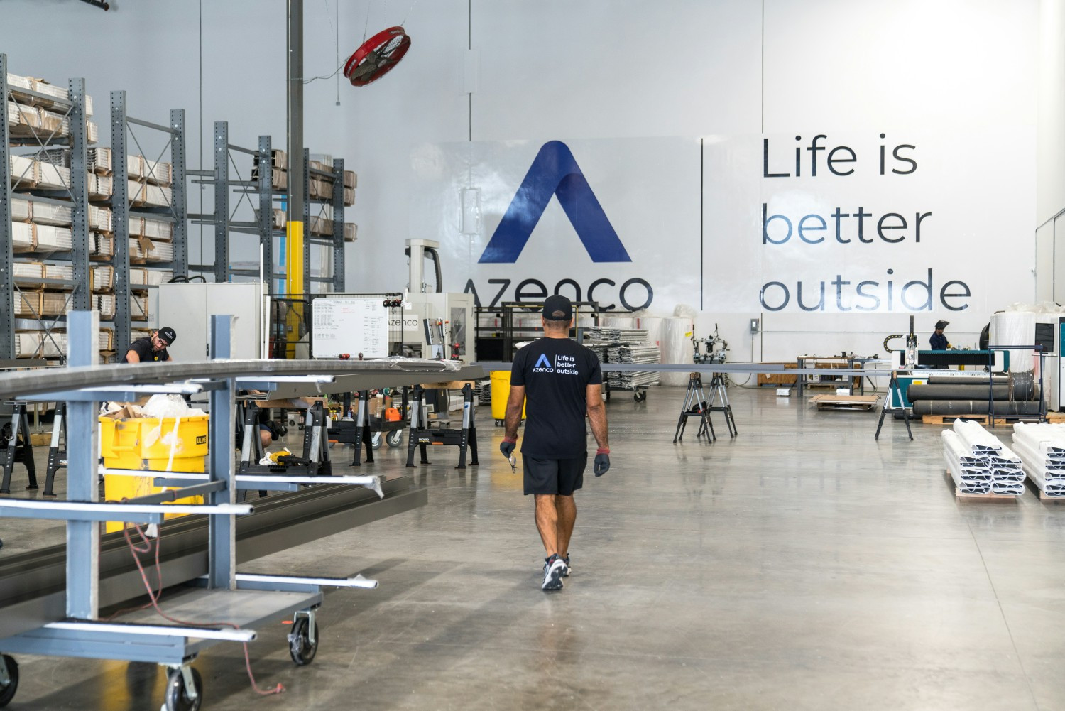 Azenco Outdoor warehouse in Miami, FL