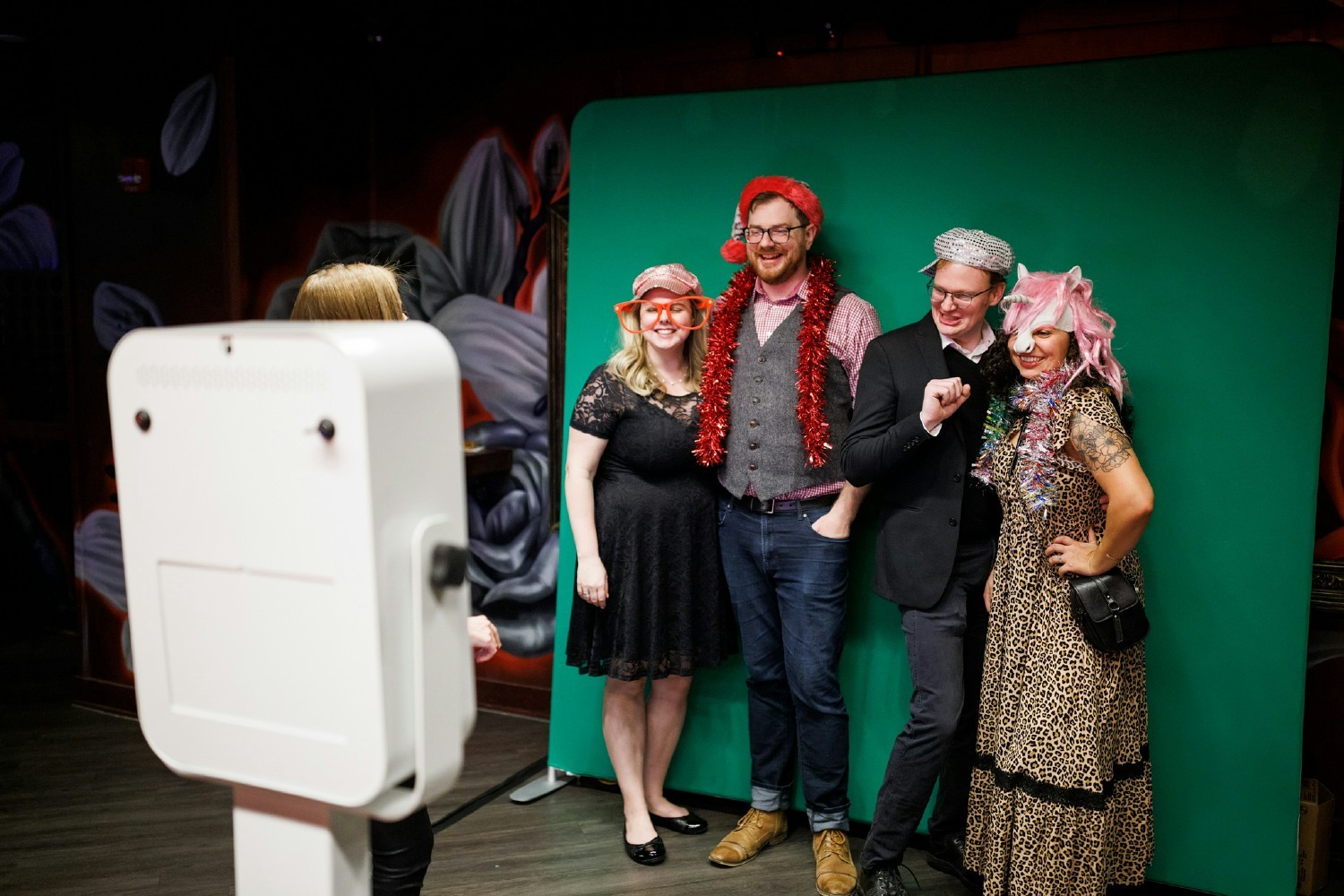Photo booth fun from our annual company kick off party in Seattle - January 2022.