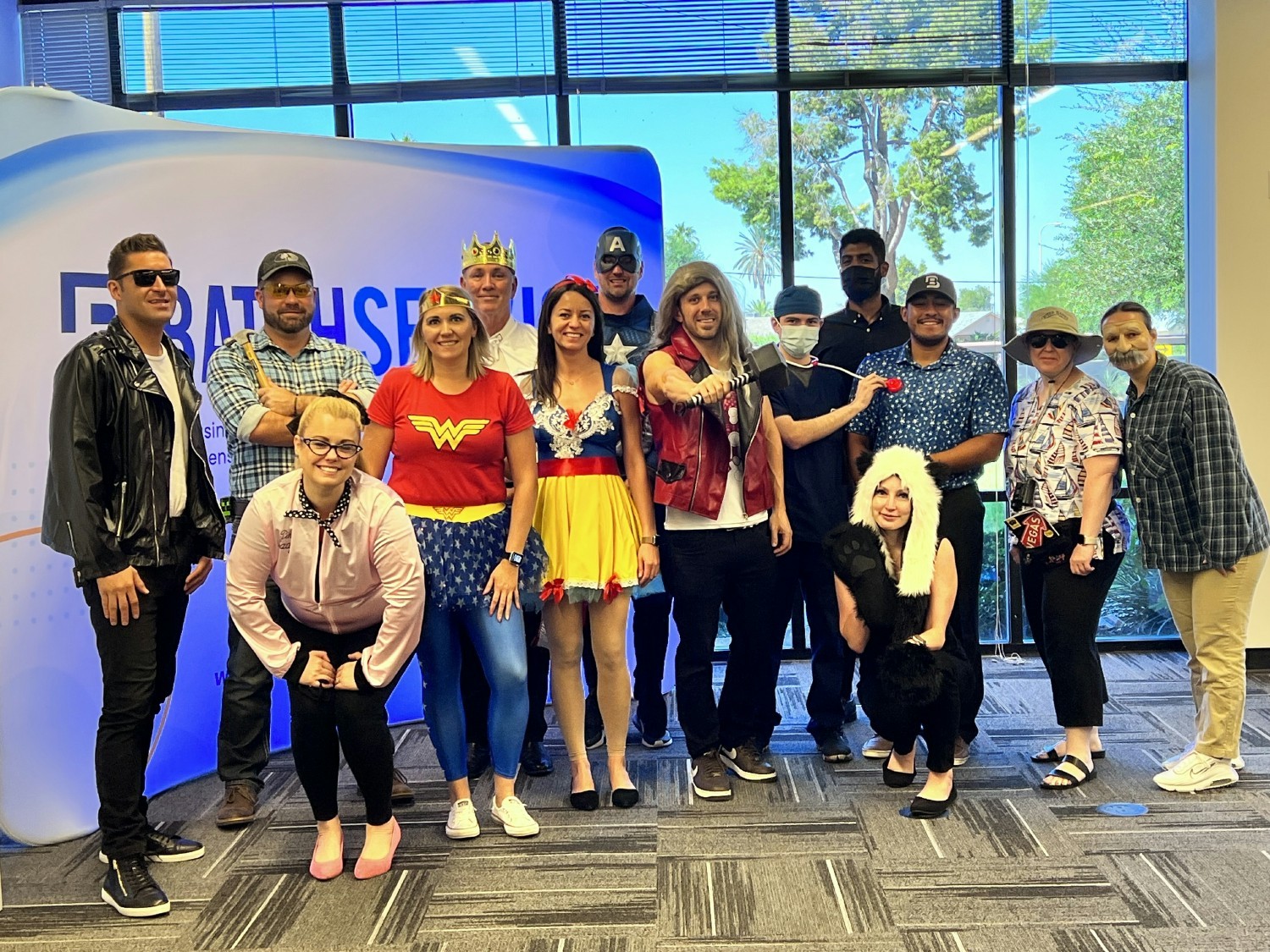 Staff Halloween Dress Up for Spirit Week!