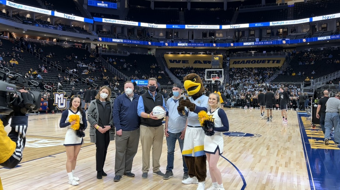 Honored as the final winner of the Small Business Spotlight presented by UnitedHealthcare at Marquette University game. 