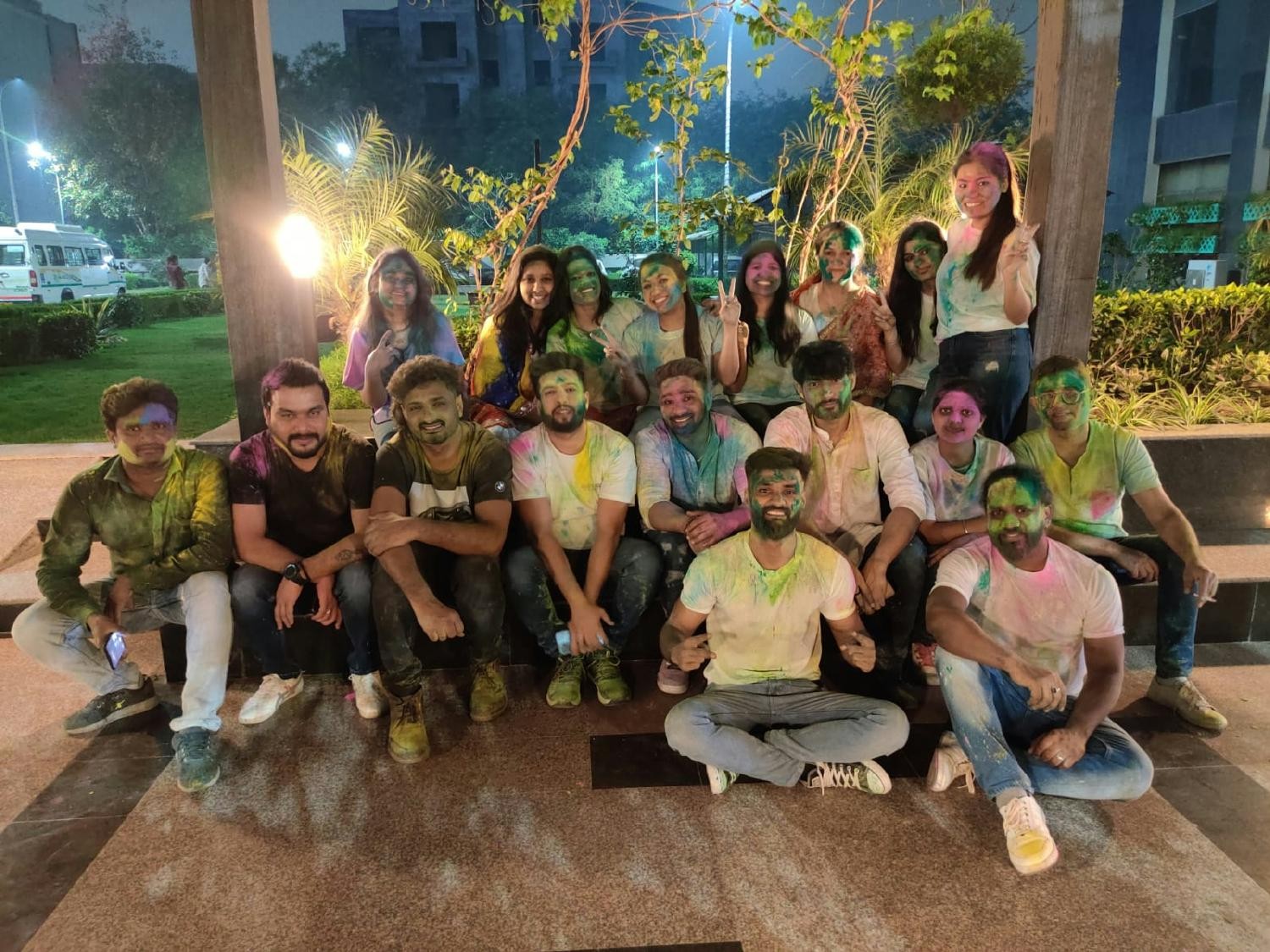 When we celebrated Holi !