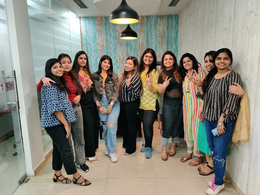 Our Ladies posing & Celebrating Women's Day !