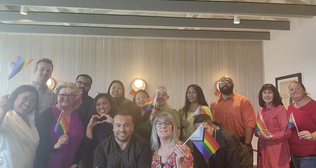 Celebrating Pride Month at the company headquarters