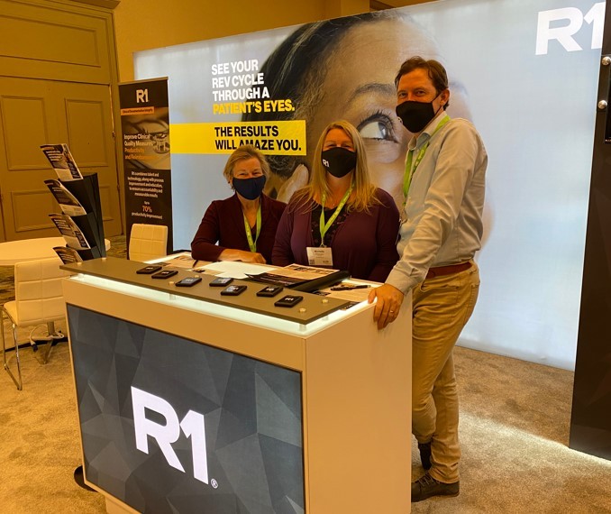 Associates showcase R1's robust solutions and offerings at a conference