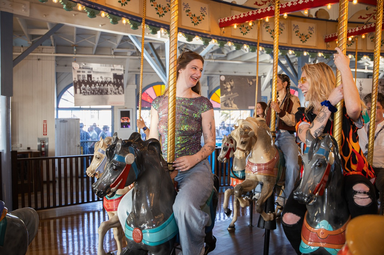 Taking over the Santa Monica Pier carousel to celebrate the people behind our success.