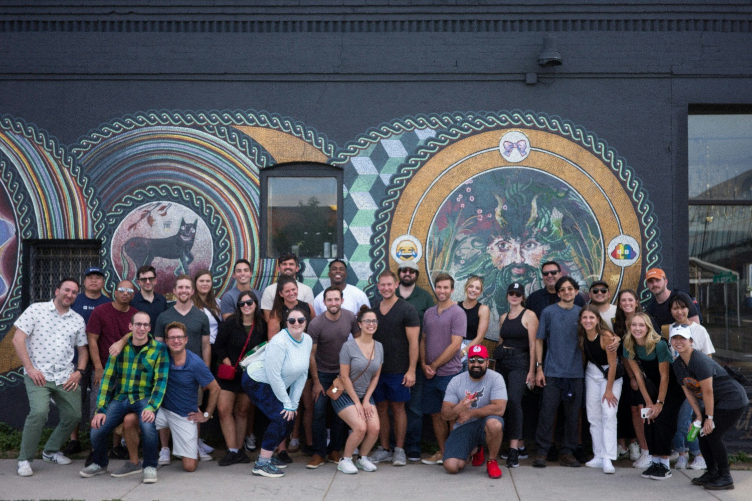 The Bidscale team went on a graffiti walking tour of Denver during a team summit. 