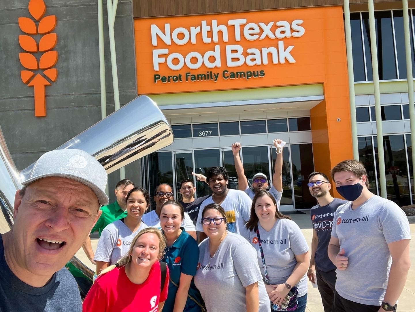 Volunteering at North Texas Food Bank