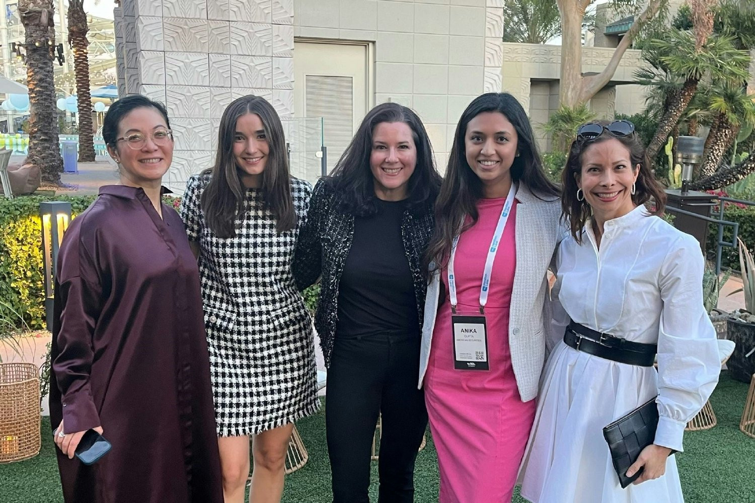 American Securities colleagues presenting at the Women in Investing club at Harvard Business School.