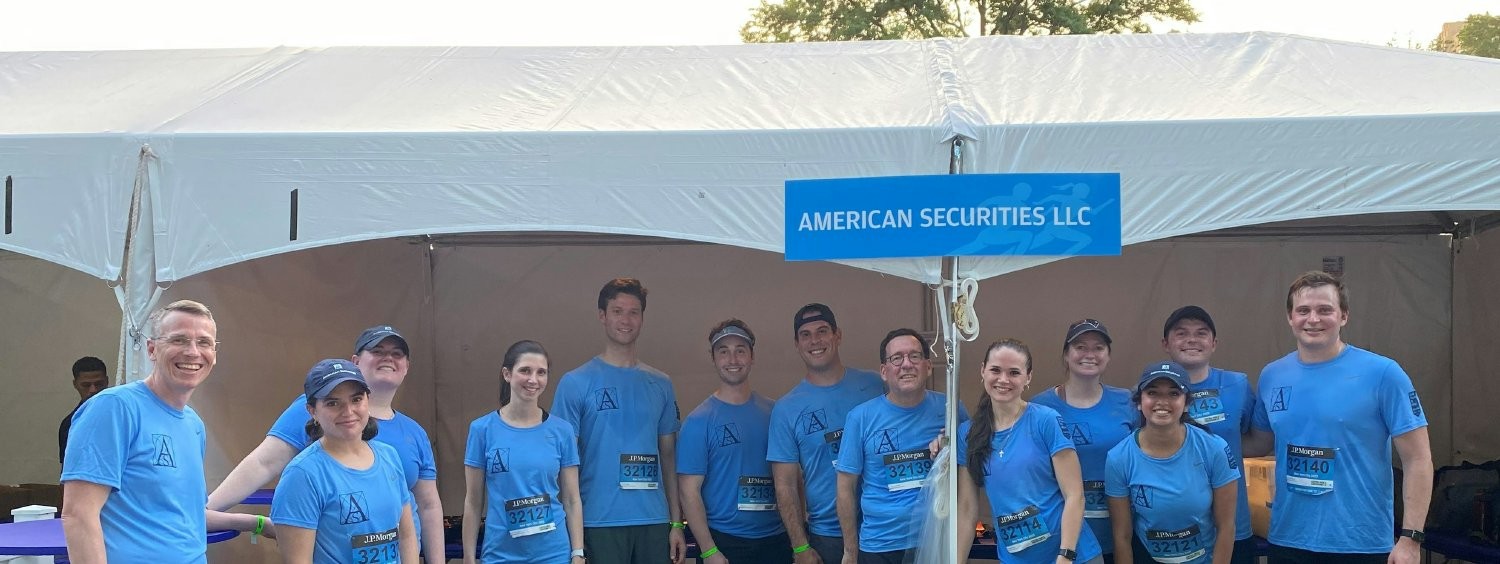 American Securities colleagues participating in the 2023 JP Morgan Challenge.