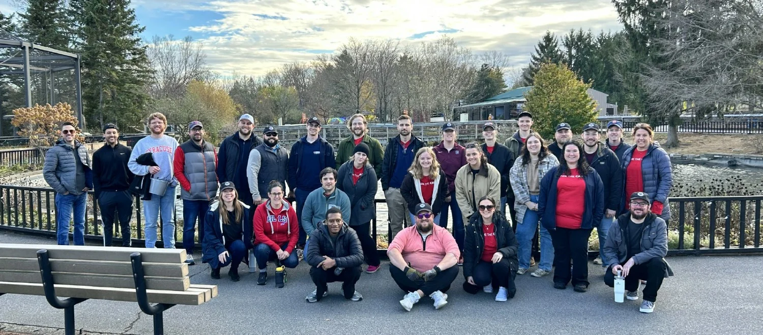 The SIDEARM team volunteering at the Rosamund Gifford Zoo during our annual Share the Care Day.