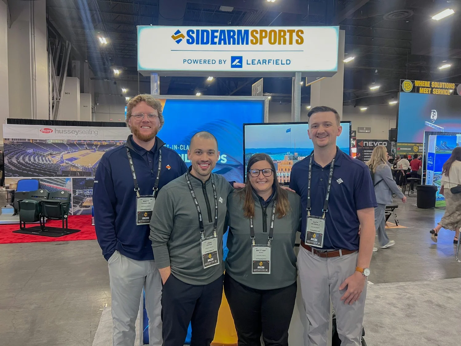 SIDEARM's Support Team representing the company at the CSC/NACDA Convention in Las Vegas.