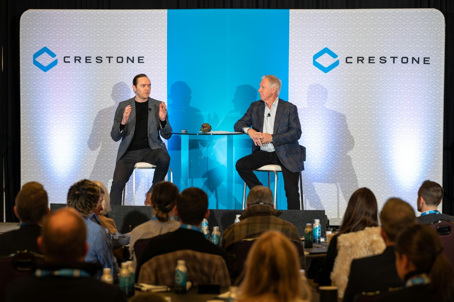 Crestone's Michael McGowan and Eric Kramer at our Investment Conference.