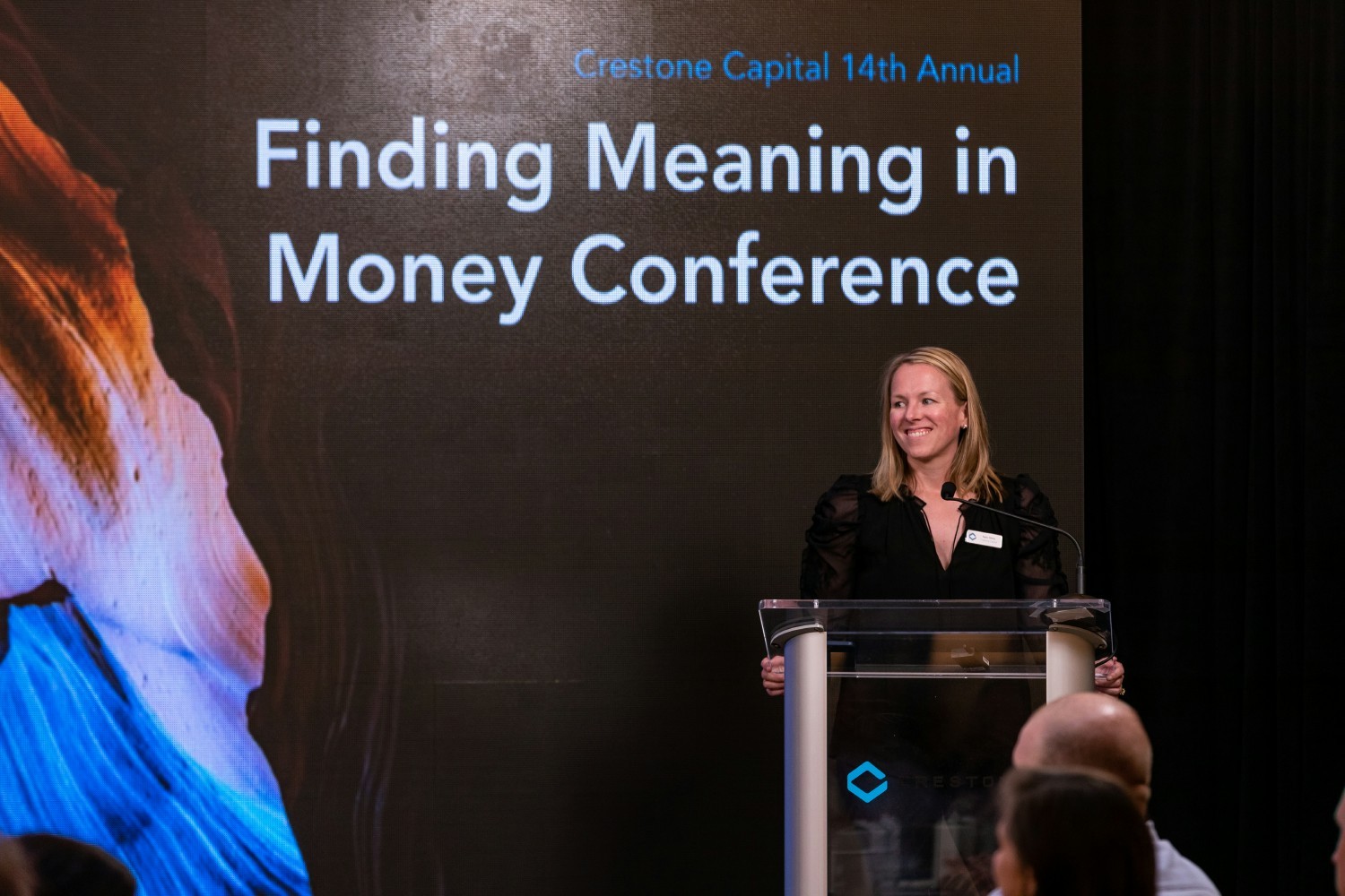 Crestone's Taylor Gitcho at our Finding Meaning in Money Conference.