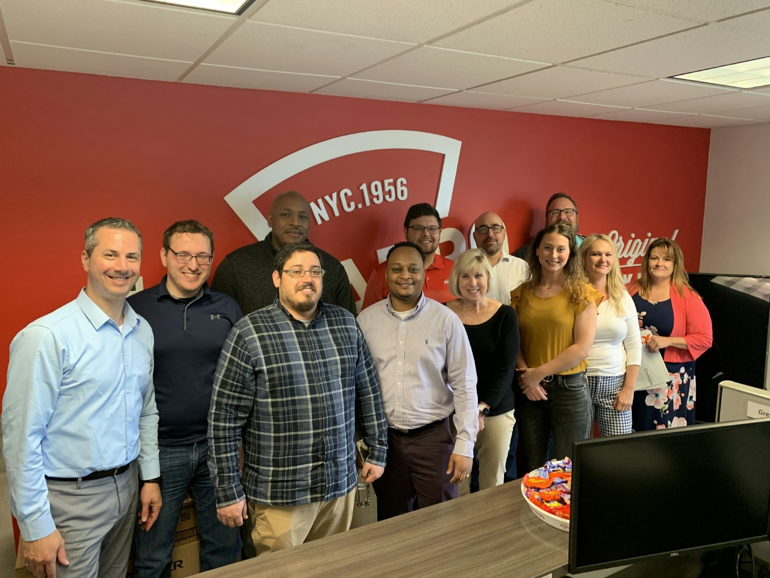 Several members of the corporate team following our annual Sbarro heritage celebration.