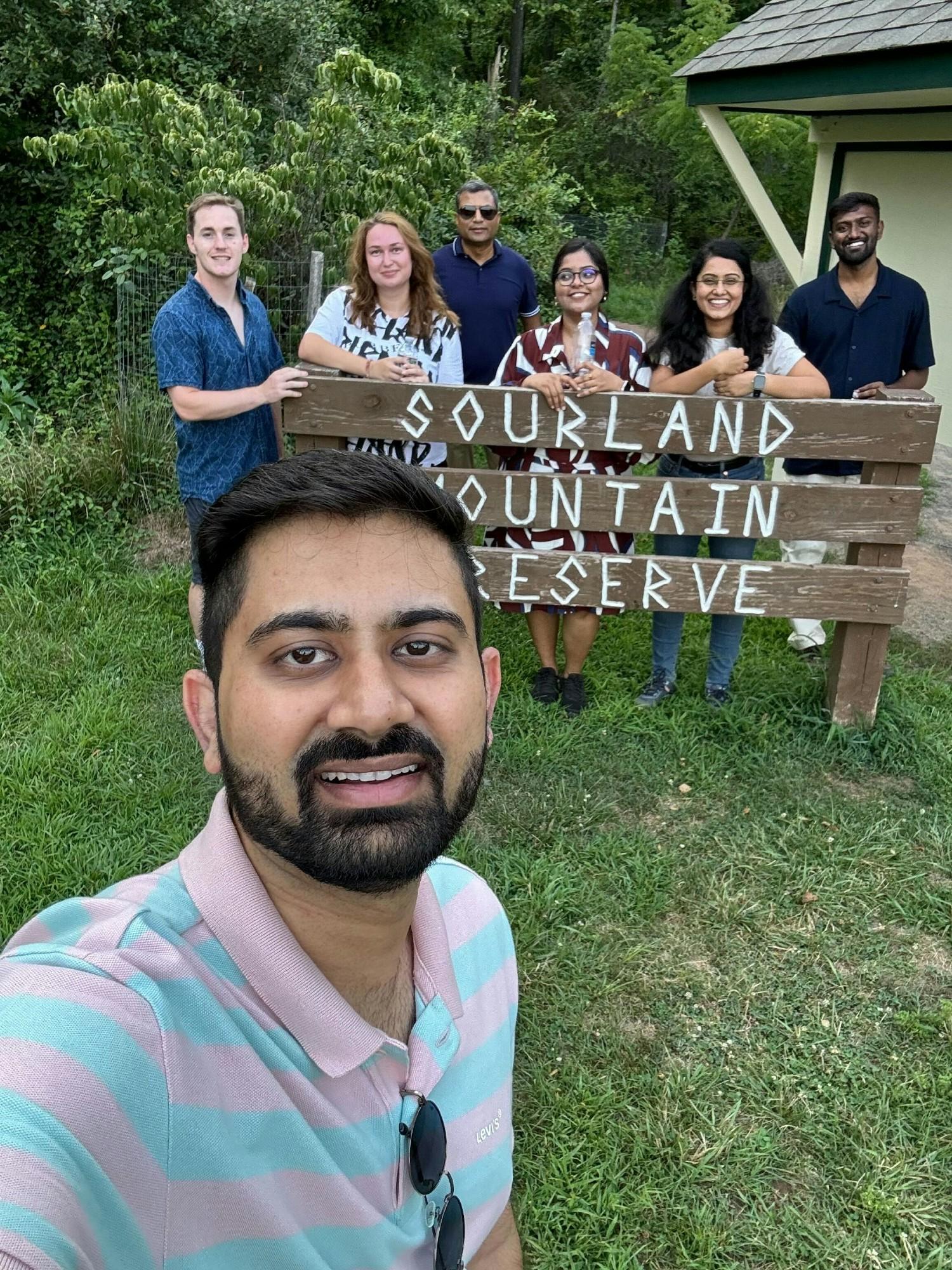 Hiking with NY Team