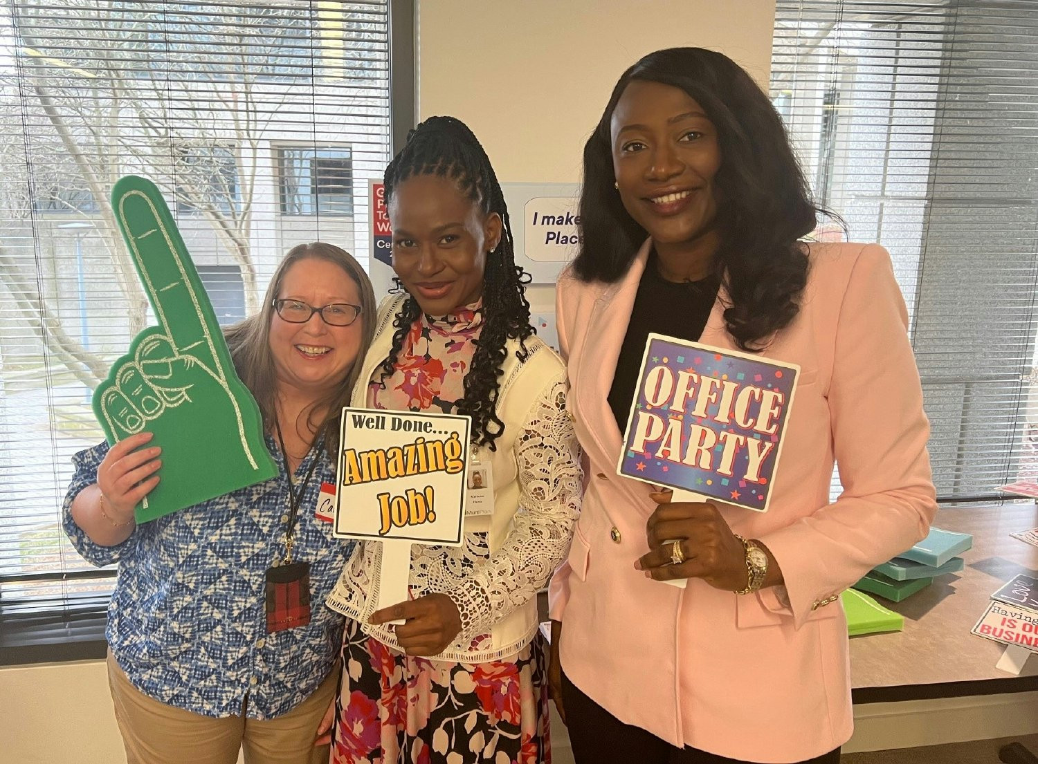 Employees in our Rockville, MD office during the Meet & Greet with our new President & CEO.
