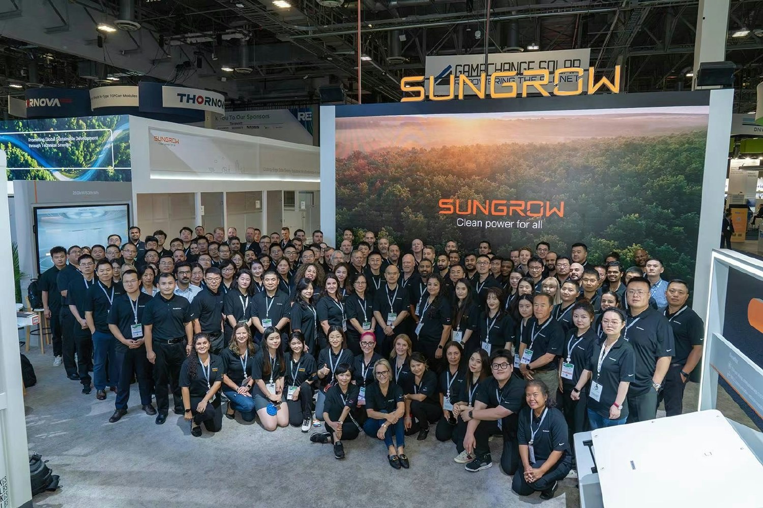 Sungrow USA Corporation Employees in RE+ 2023 Las Vegas