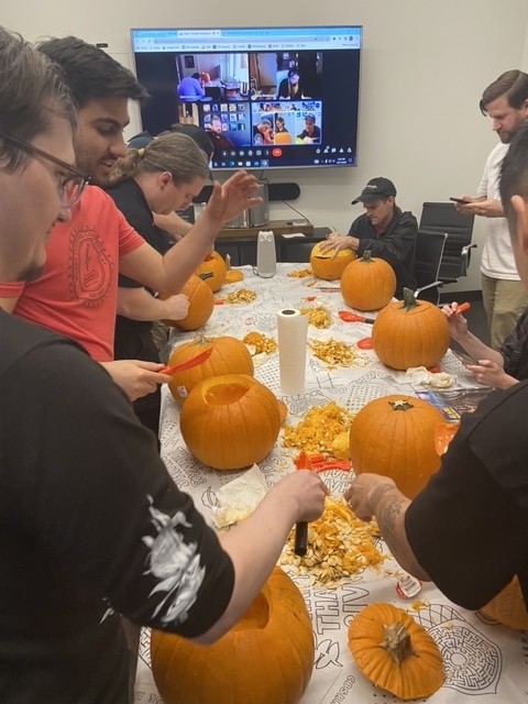 From key strokes to pumpkin guts, our artists know how to have a good time expressing their creative sides.