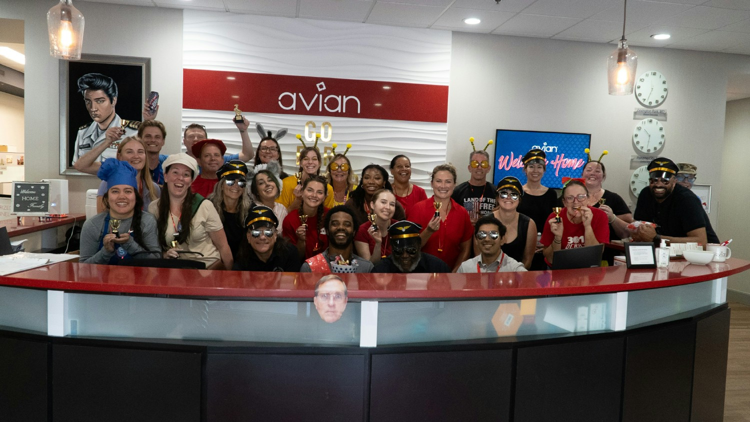 Office Olympics at our HQ building in Lexington Park, MD