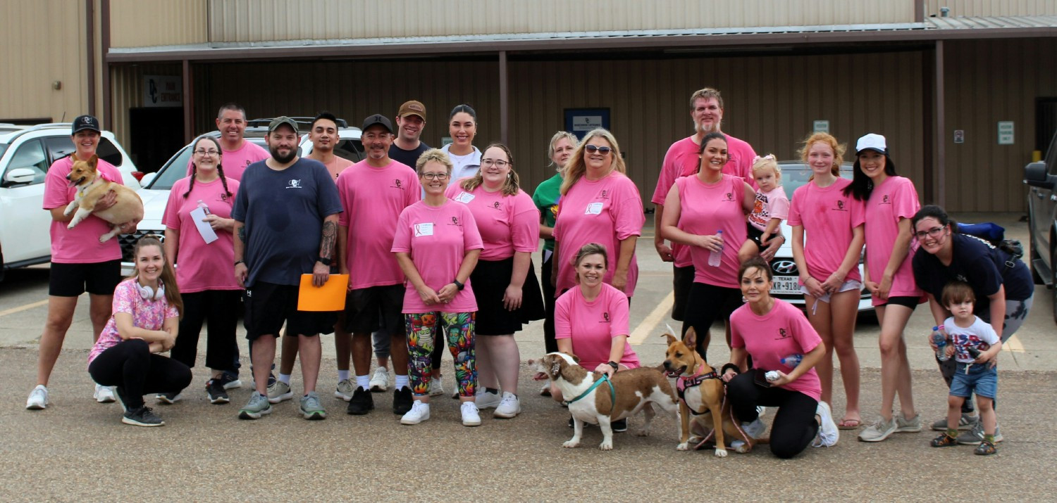 Team spirit in action! Our employees joined together for our 2nd Annual 5K Cancer Awareness Walk.